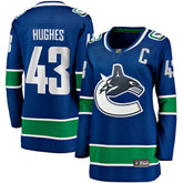 Quinn Hughes Vancouver Canucks Fanatics Women's Home Breakaway Player Jersey