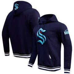 Seattle Kraken Pro Standard Retro Classic Fleece Pullover Hoodie