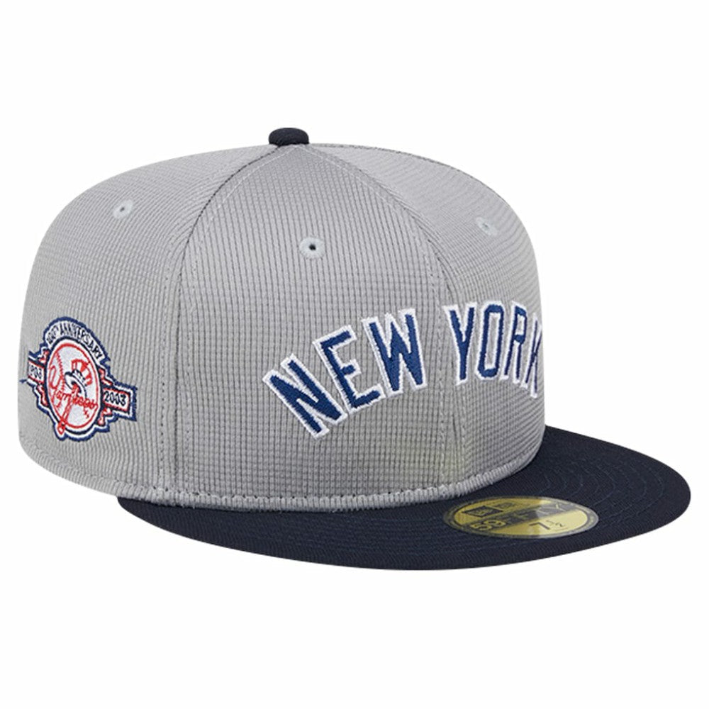 New York Yankees Pivot Mesh 59FIFTY Fitted Hat - Gray | New Era