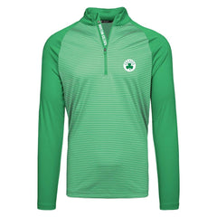 Boston Celtics Levelwear Charter Insignia Core Quarter-Zip Pullover Top - Kelly Green discount