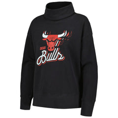 Chicago Bulls Levelwear Women's Sunset Pullover Sweatshirt sale - Black discount