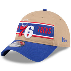Philadelphia 76ers 2024 NBA Draft 9TWENTY Adjustable Hat - Tan/Royal | New Era cheap