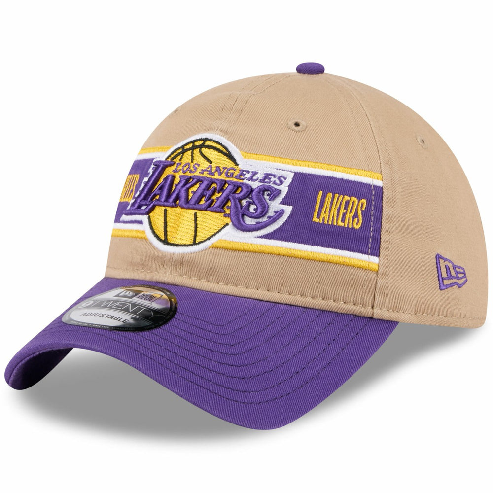 Los Angeles Lakers 2024 NBA Draft 9TWENTY Adjustable Hat - Tan/Purple | New Era outlet