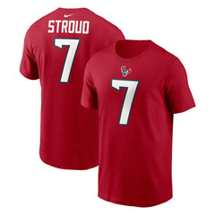 NFL Houston Texans C.J. Stroud Player Name & Number T-Shirt