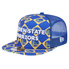 Golden State Warriors Seeing Diamonds A-Frame Trucker 9FIFTY Snapback Hat sale - Royal | New Era outlet