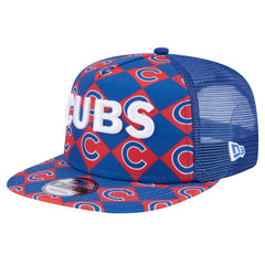 Chicago Cubs Seeing Diamonds A-Frame Trucker 9FIFTY Snapback Hat - Royal | New Era