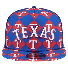 Texas Rangers Seeing Diamonds A-Frame Trucker 9FIFTY Snapback Hat - Royal | New Era