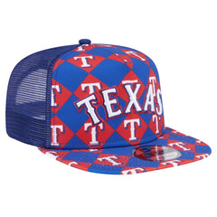 Texas Rangers Seeing Diamonds A-Frame Trucker 9FIFTY Snapback Hat - Royal | New Era