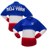 New York Rangers Fanatics Women's Ombre Long Sleeve T-Shirt