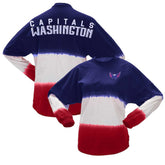 Washington Capitals Fanatics Women's Ombre Long Sleeve T-Shirt