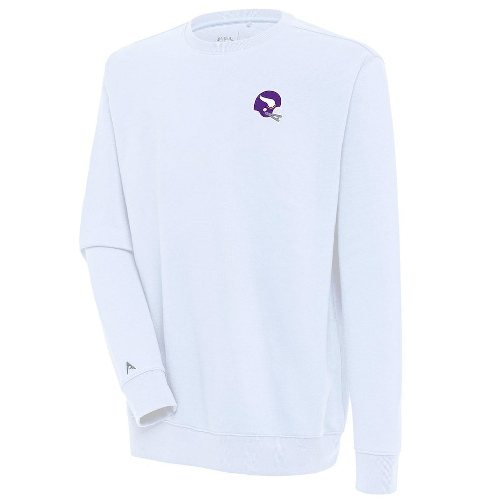 NFL Minnesota Vikings Antigua Victory Crewneck Pullover Sweatshirt
