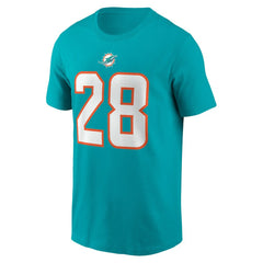 NFL Miami Dolphins De’Von Achane Player Name & Number T-Shirt