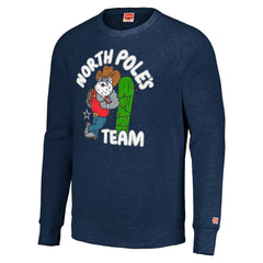 NFL Dallas Cowboys Homage Unisex Holiday Raglan Tri-Blend Pullover Sweatshirt