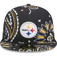 NFL Pittsburgh Steelers Paisley 59FIFTY Fitted Hat