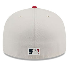 Miami Marlins 2024 Fourth of July 59FIFTY Fitted Hat - Khaki/Red | New Era