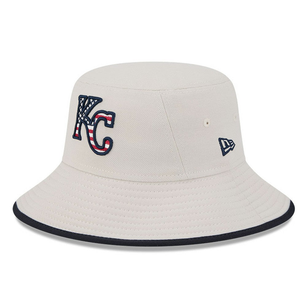 Kansas City Royals 2024 Fourth of July Bucket Hat - Khaki | New Era