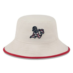 Athletics 2024 Fourth of July Bucket Hat - Khaki | New Era