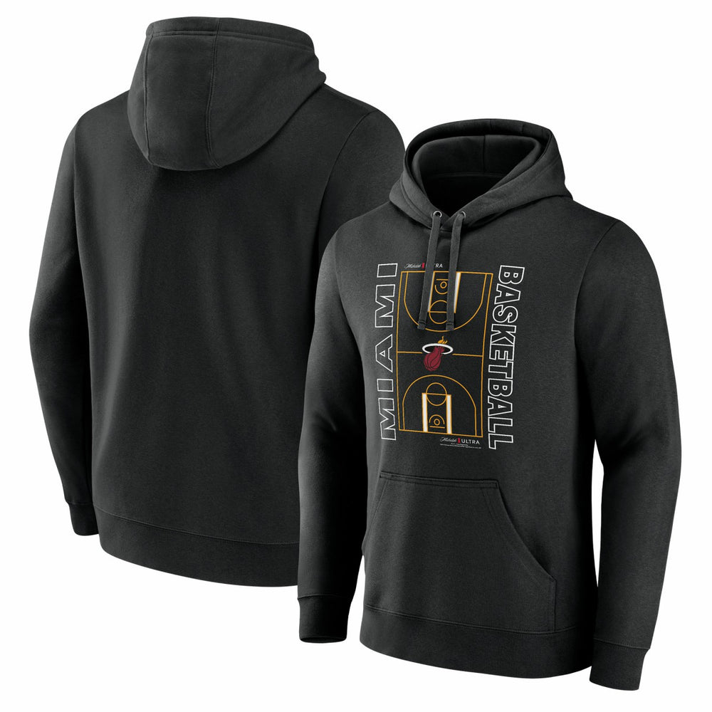 Miami Heat Michelob Ultra Full Court Pullover Hoodie - Black on sale