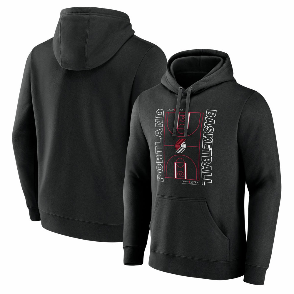 Portland Trail Blazers Michelob Ultra Full Court Pullover Hoodie - Black cheap