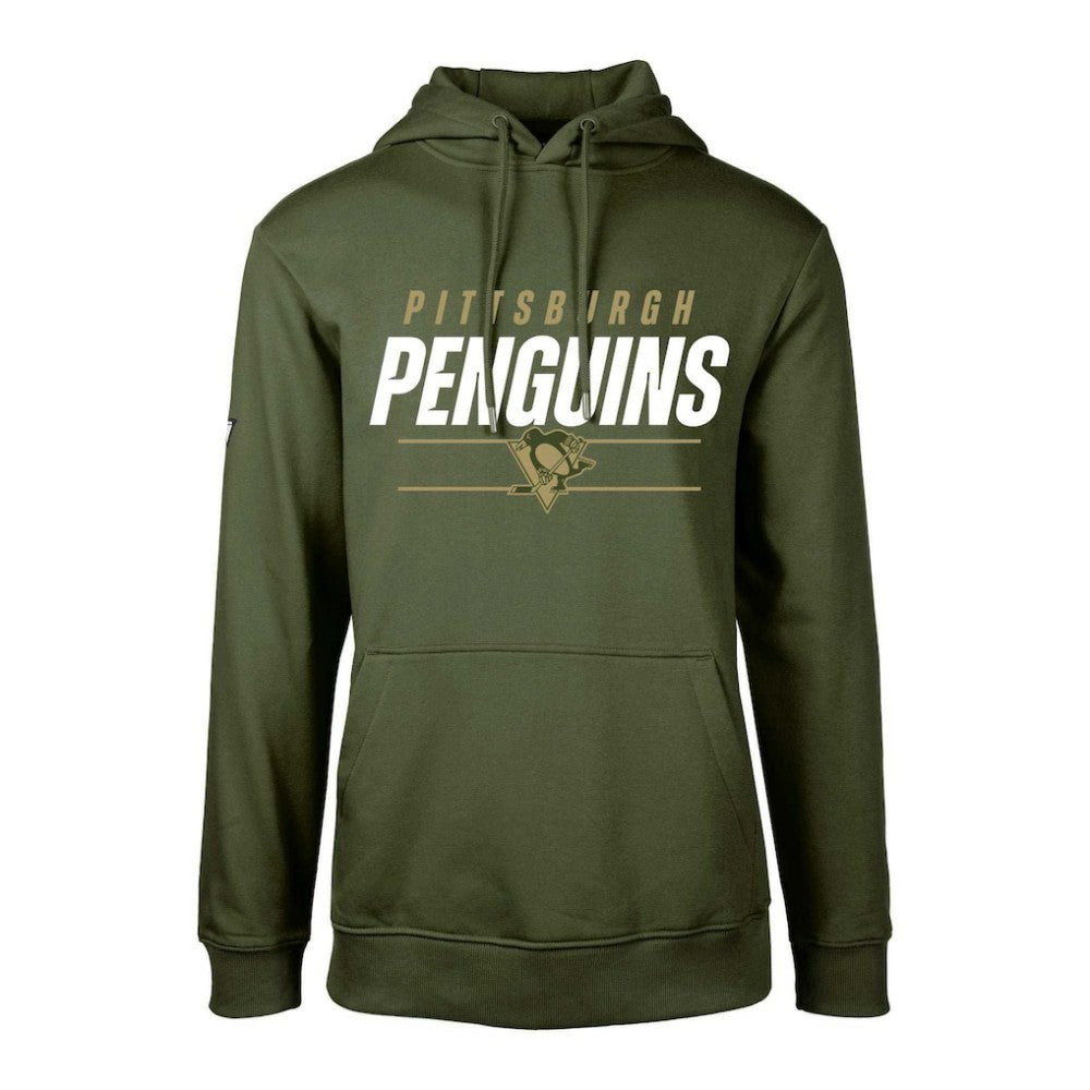 Pittsburgh Penguins Levelwear Youth Podium Fleece Pullover Hoodie