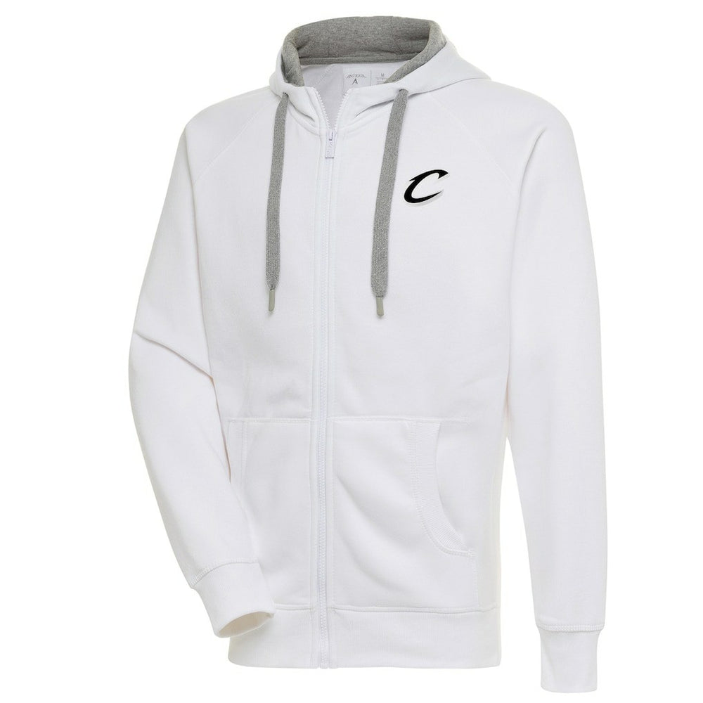 Cleveland Cavaliers Antigua Metallic Logo Victory Raglan Full-Zip Hoodie sale - White online