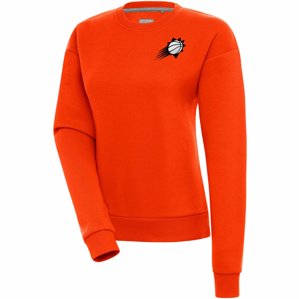 Phoenix Suns Antigua Women's Brushed Metallic Victory Pullover Sweatshirt - Orange on sale