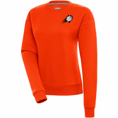 Phoenix Suns Antigua Women's Brushed Metallic Victory Pullover Sweatshirt - Orange on sale