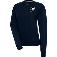 Indiana Pacers Antigua Women's Brushed Metallic Victory Pullover Sweatshirt - Navy shop