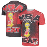 Miami Heat Hardwood Classics 2006 NBA Champions Champ City T-Shirt - Red | Mitchell & Ness for sale