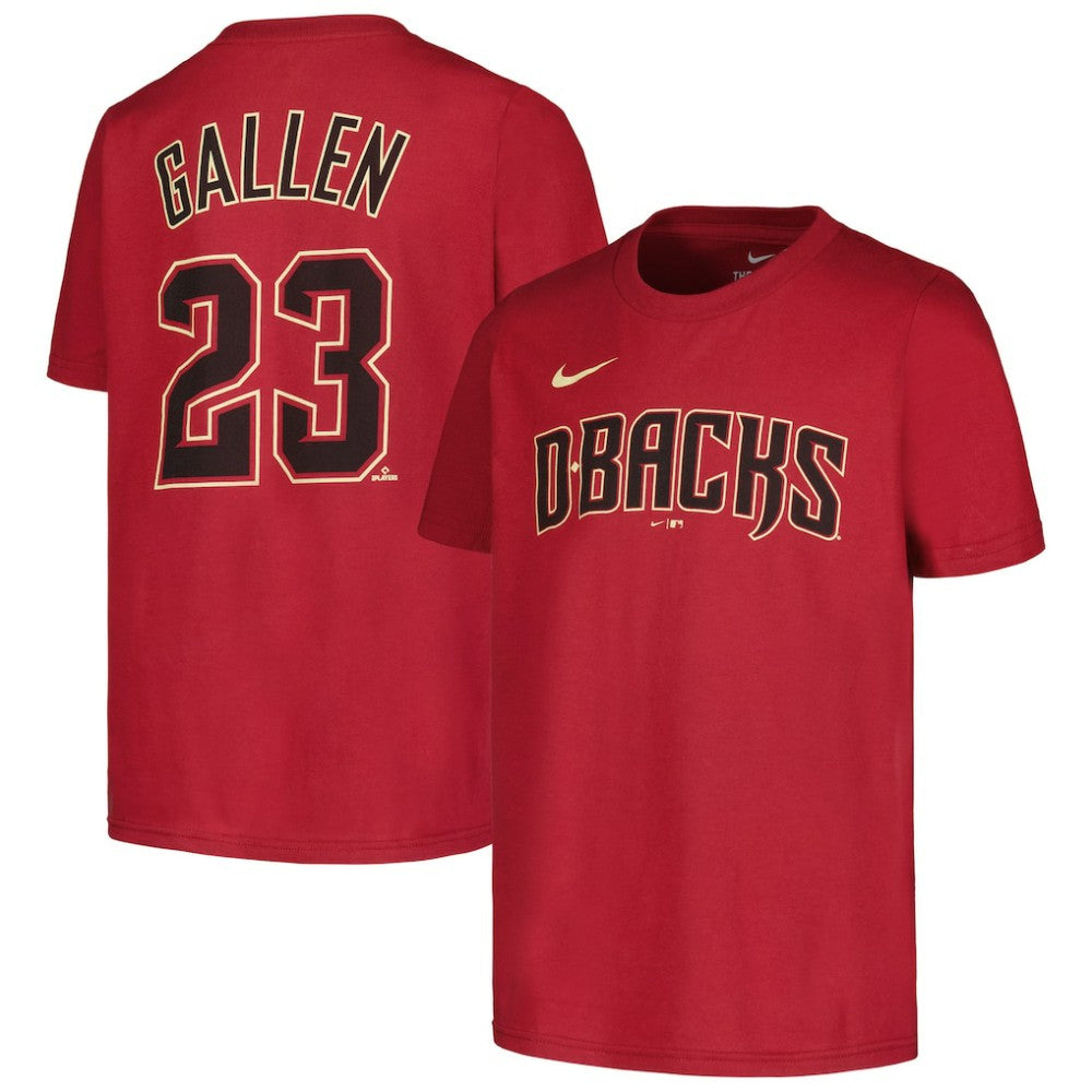 Zac Gallen Arizona Diamondbacks Youth Name & Number T-Shirt - Red | Nike