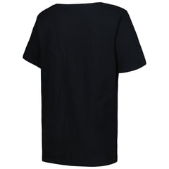 New Orleans Pelicans Profile Women's Plus Size Arch Over Logo V-Neck T-Shirt - Black on sale