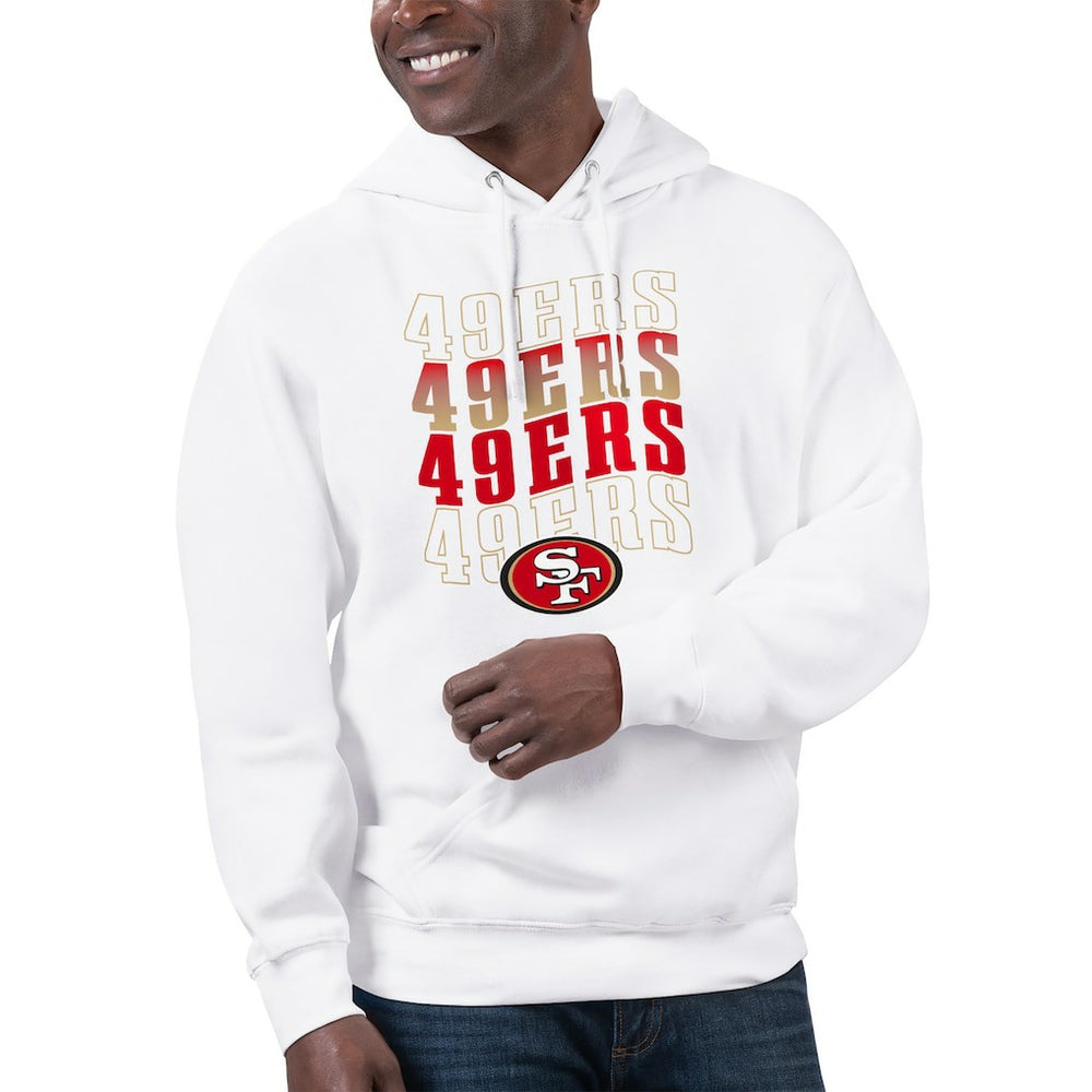 NFL San Francisco 49ers Starter Unisex Name Drop Logo Pullover Hoodie