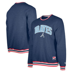 Atlanta Braves Pullover Sweatshirt - Navy | New Era