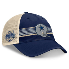 NFL Dallas Cowboys Retro Fundamentals Stripes Trucker Adjustable Hat