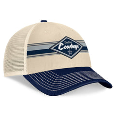 NFL Dallas Cowboys Fundamentals Diamond Stripes Trucker Adjustable Hat