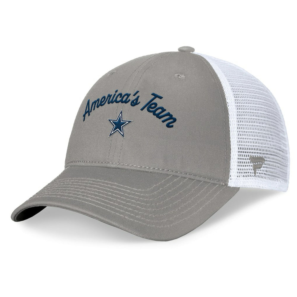 NFL Dallas Cowboys Women's Fundamentals Slogan Trucker Adjustable Hat