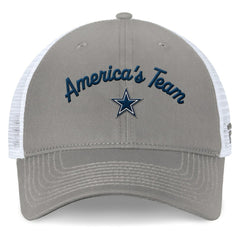 NFL Dallas Cowboys Women's Fundamentals Slogan Trucker Adjustable Hat