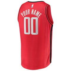 Houston Rockets Fast Break Custom Replica Jersey - Icon Edition - Red | Fanatics sale