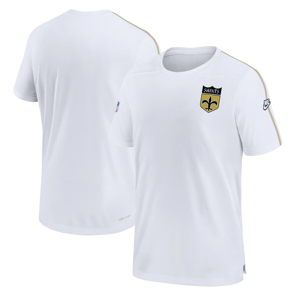 NFL New Orleans Saints Sideline Alternate Logo Coach Performance Top