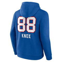 NFL Buffalo Bills Dawson Knox Team Wordmark Player Name & Number Pullover Hoodie