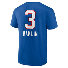 NFL Buffalo Bills Damar Hamlin Team Wordmark Player Name & Number T-Shirt