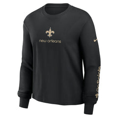 NFL New Orleans Saints Women's Boxy Long Sleeve T-Shirt