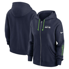 NFL Seattle Seahawks Women's Plus Size Phoenix Full-Zip Hoodie