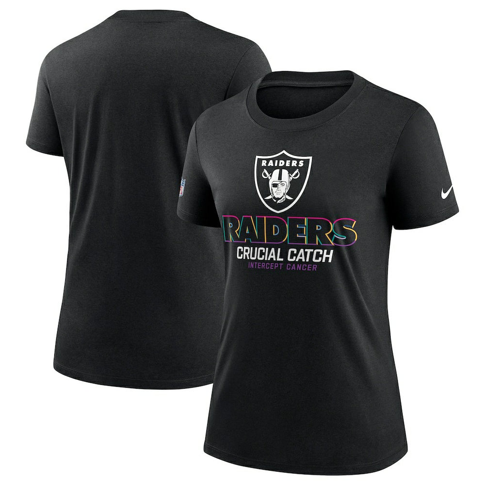 NFL Las Vegas Raiders Women's 2024 NFL Crucial Catch Tri-Blend T-Shirt