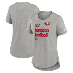 NFL San Francisco 49ers Women's Team Shout-Out Tri-Blend T-Shirt
