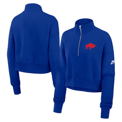 NFL Buffalo Bills Women's Rewind Phoenix Half-Zip Sweatshirt