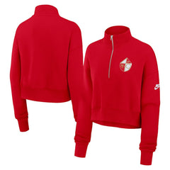 NFL San Francisco 49ers Women's Rewind Phoenix Half-Zip Sweatshirt