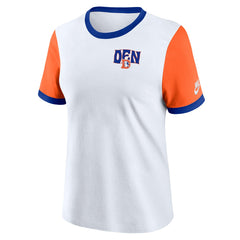 NFL Denver Broncos Women's Rewind Ringer T-Shirt