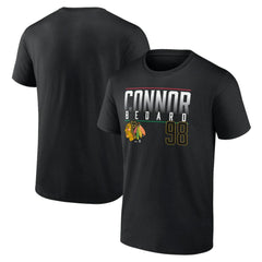 Connor Bedard Chicago Blackhawks Fanatics Name & Number T-Shirt