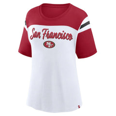 NFL San Francisco 49ers Women's Cheer Chant Fashion Crop Top